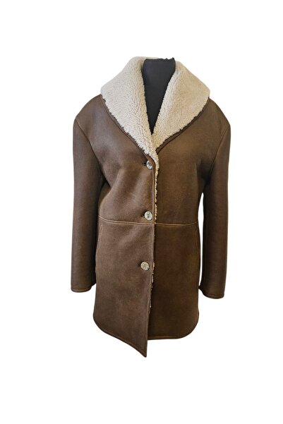 asus deri Amber - Genuine Sheep Fur Women's Coat