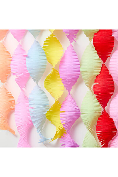 Hootyballoo Bright Banquet Crepe Streamers 8Ct