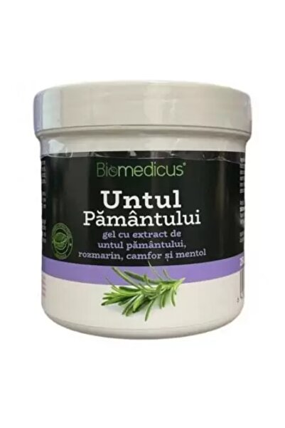 biomedicus Earth Root Gel with Rosemary, Camphor and Menthol, 250 ml