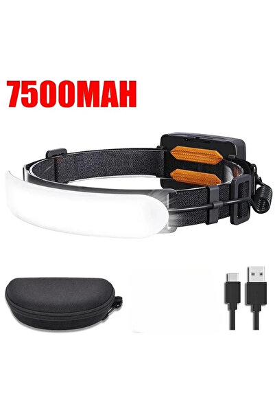 XIWANGFIRE مصباح أمامي LED بتقنية COB بسعة 7500 مللي أمبير وزاوية إضاءة 230 د...