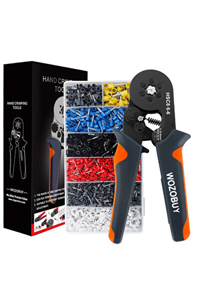 Choice8 مجموعة HSC8 6-6 2000 قطعة، تتضمن أطراف توصيل كابلات وأسلاك، ومجموعة ت...