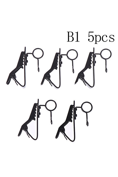choice2 B1 5 Pcs New Microphone Iron Clip Tie Mic Lapel Collar Accessories