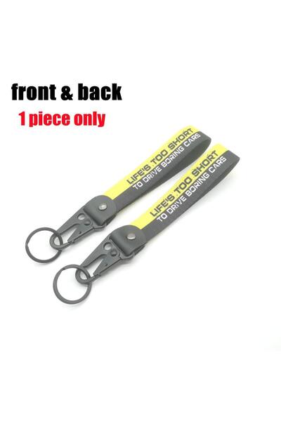 Choice1 03 JDM Style Key Ring Lanyard Tags Key Strap Tow Sides Thermoprint Ca...