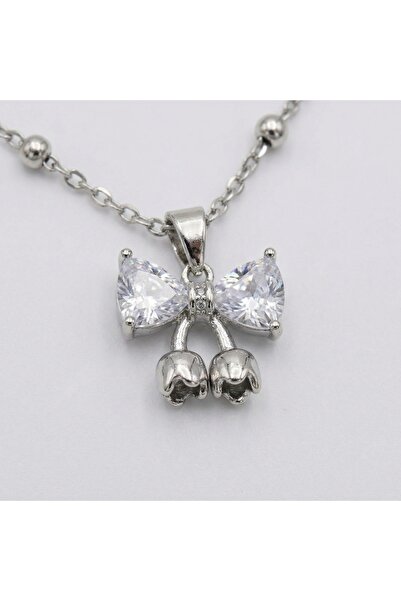 AccessoriesCınCık 316L Steel Anti-Tarnish Women's Necklace |   Silver Color B...