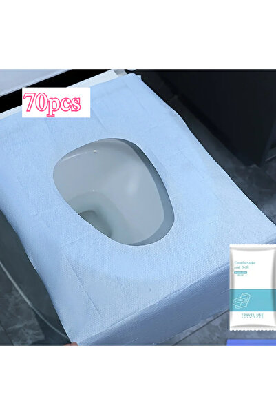 Choice8 70 غطاء مقعد مرحاض أزرق للاستخدام مرة واحدة، 10/40/70 غطاء، للسفر، ال...