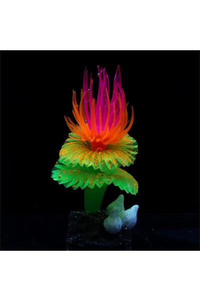 Choice1 قطعة واحدة خضراء، زينة مرجانية على شكل دودة بحرية فلورية، ديكور مضيء ...