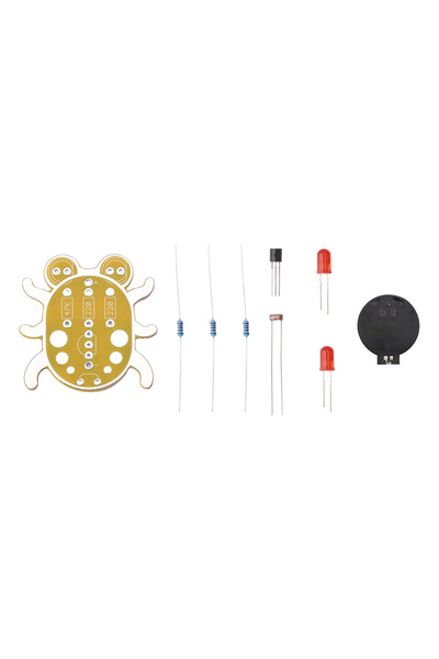 Choice5 مجموعة أدوات إلكترونية صفراء سهلة التركيب، تتضمن نموذج عين السوس، لتع...