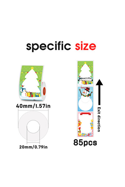 Choice7 لفة ورق طباعة حراري جديدة من النوع A-1 من KAYSION ، مناسبة لهدايا عيد...