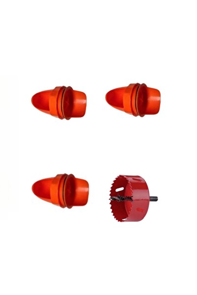 Choice5 مجموعة مغذيات دجاج أوتوماتيكية برتقالية اللون مكونة من 4 قطع، سهلة ال...