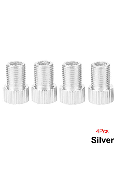 choice2 محول صمام بريستا إلى شريدر فضي اللون، 4 قطع، فرنسي/بريطاني إلى أمريكي...