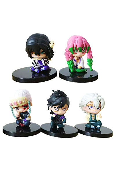 Choice3 مجموعة بانداي C-5PCS Q Posket من مجسمات قاتل الشياطين، بيع بالجملة، م...