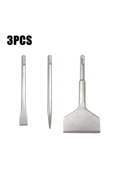 Choice4 3 قطع + 5 قطع SDS PLUS مجرفة بلاط ذات ساق مستديرة، مطرقة كهربائية، إز...