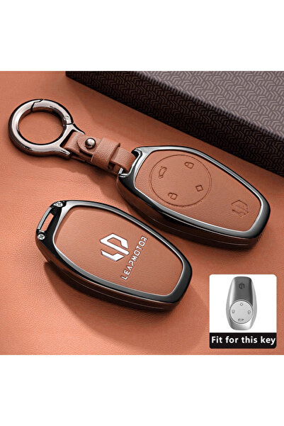 choice2 keyfob for Leapmotor Style 6-Orange-1PC Zinc Alloy Car Key Case Fob f...