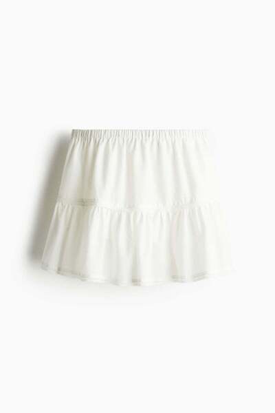 H&M Lace-detail mini skirt