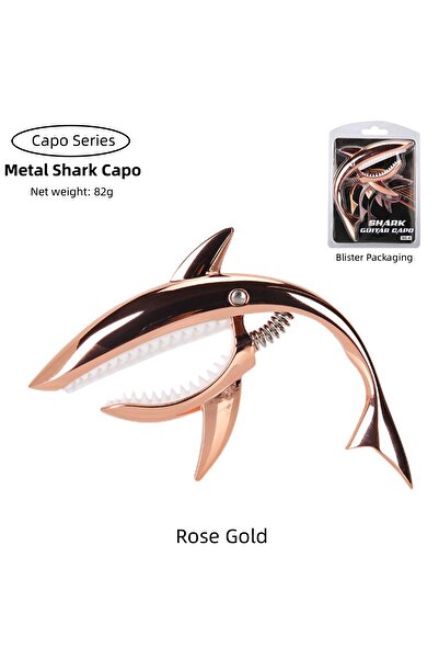 Choice1 Rose Golden Miwayer Metal Shark Guitar Capo Zinc Alloy for Bass Acous...
