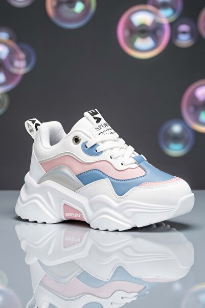 DARK SEER Kids Ds 2110 Beige Purple Children's Sneaker Casual Sports Shoes