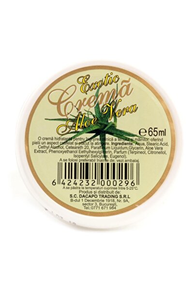 Exotic Aloe Vera Cream, 65 ml – Hydrating & Soothing Care