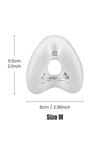 Choice1 قناع أنفي بديل لجهاز CPAP من نوع Air Fit/Air Touch N20، مقاس M، مريح ...