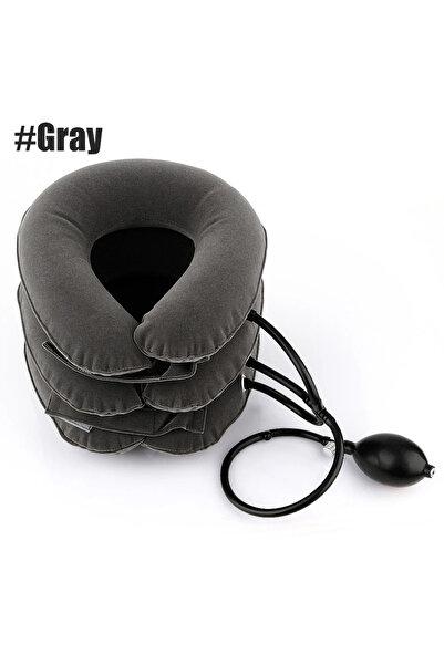 Choice3 Gray Neck Stretcher Cervical Traction Device Home Pain Treatment, Inf...