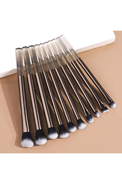 Choice1 Coffee-2 10pcs Eyeshadow Brushes Multi-Functional Eye Makeup Brushes,...