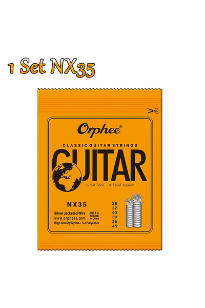 Choice6 1 Set NX35 10/50 Set Orphee Classical Guitar Strings Silver Plated Wi...