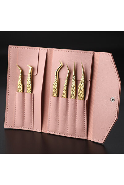 Choice7 08 6 Pcs High-precision False Eyelash Tweezers Set For Beginner Fake ...