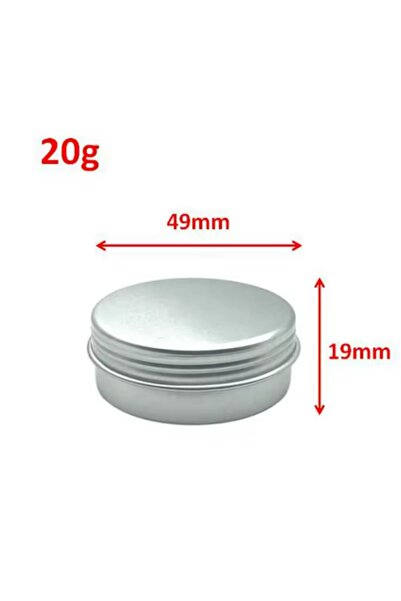 Choice3 10 علب معدنية فارغة من الألومنيوم الفضي، 20 غرام، 5 غرام، 10 غرام، 15...