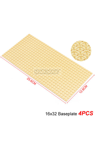 Choice4 16x32 Tan Marumine 4PCS 16x32 Double Sided Baseplate 3857 Compatible ...