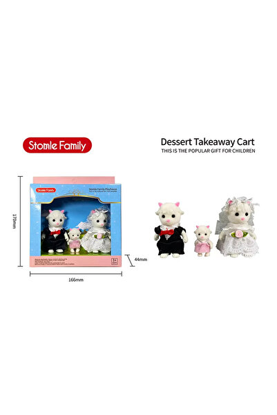 Choice9 H01-10 TINSOL Simulation Forest Bunny Family DIY Game Set Forest Anim...