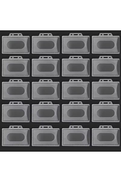 Choice10 20PCS-A 20/5/1PCS Waterproof Clear Plastic PVC ID Card Name Badge Ho...
