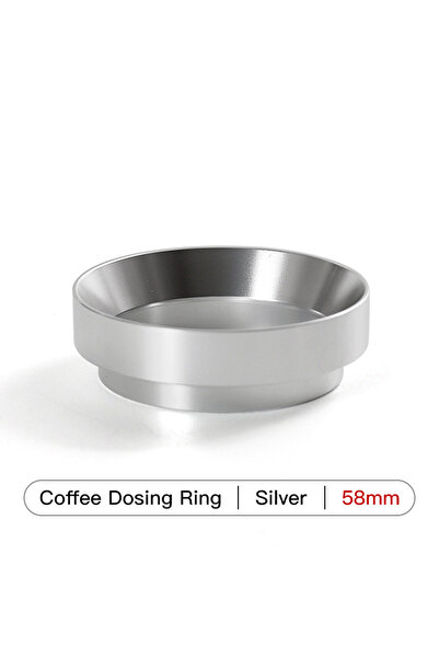 Choice24 Silver 58mm Coffee Dosing Ring Espresso Dosing Funnle 51mm 53mm 58mm...