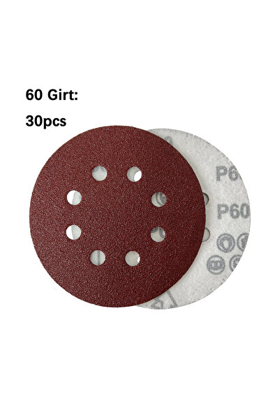 Choice3 60 Girt 30 PCS 12.7cm/5in Sanding Discs 60 80 220 320 Grit, Round Hoo...