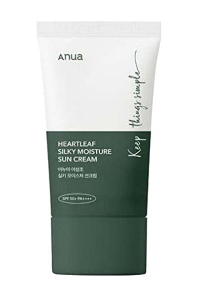 ANUA Heartleaf Silky Moisture Sunscreen SPF50+ PA++++ 50ml