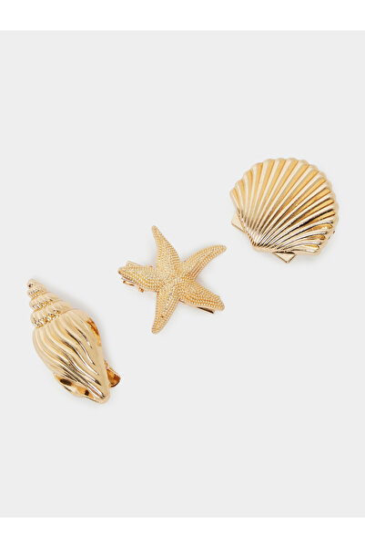 Styli Pack of 3 - Golden Sea Life Hair Clips