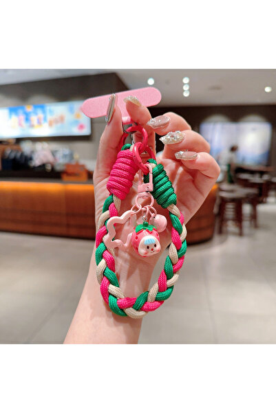 Choice4 حبل معصم ثلاثي الألوان من البوليستر/النايلون بتصميم رسوم متحركة إبداع...