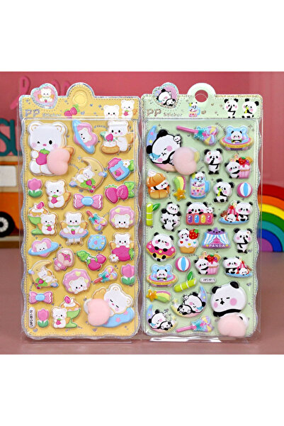 choice2 ملصق مينيسو دب قطبي صغير لطيف على شكل مؤخرة سعيدة، ورسوم متحركة ناعمة...