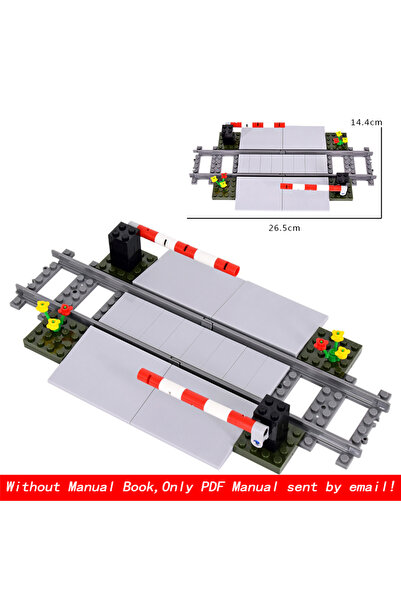 Choice3 نمط 02 خبير إبداعي مدينة قطار إشارات المرور درابزين معبر سكة حديد سري...
