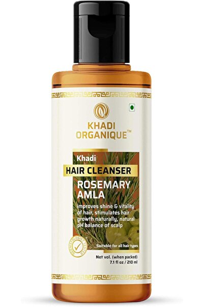 Khadi Organique Rosemary Amla Anti-Hair Fall Shampoo for Stronger, Shinier & ...