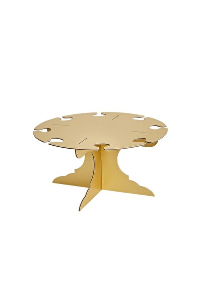 Hootyballoo Gold Drink & Cake Stand