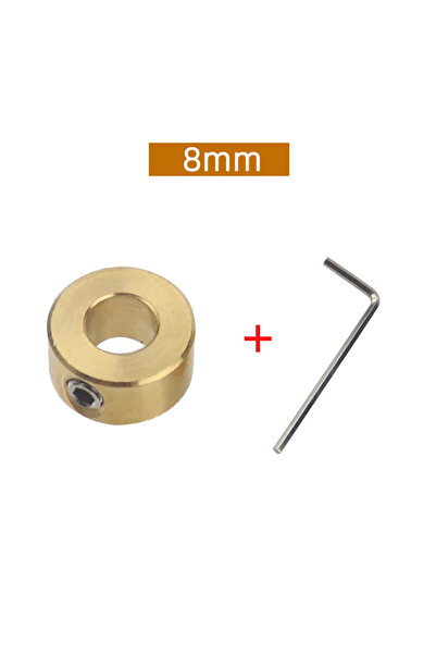 Choice13 8mm 3-12mm Drill Bit Tools Brass Depth Stop Collars Ring Positioner ...