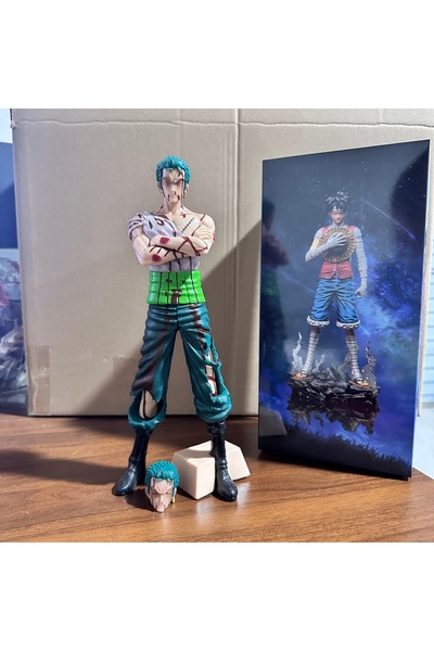 Choice1 بانداي رورونوا زورو 30 سنتيمتر قطعة واحدة أنيمي عمل الشكل رورونوا زور...