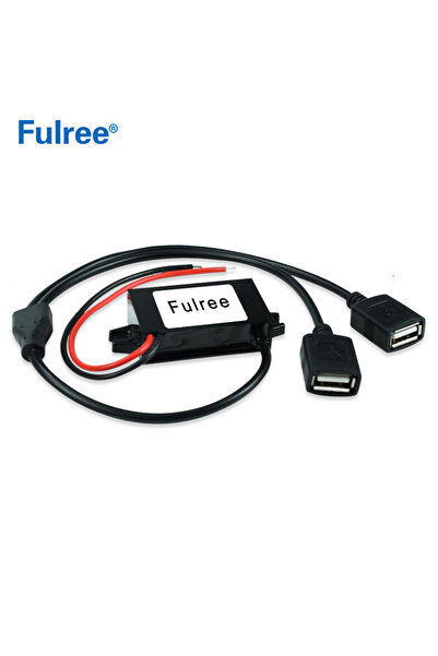 Choice4 1 Cable to 2 USB DC-DC Step Down Buck Converter Power Supply Module 1...