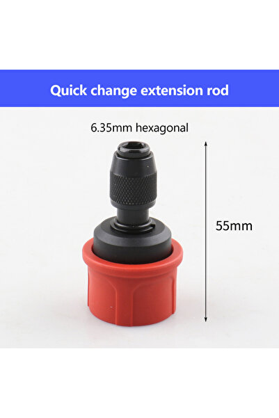 Choice3 ظرف تحويل سريع الفك رقم 04 لريش سداسية 6.35 مم، متوافق مع المثاقب الك...