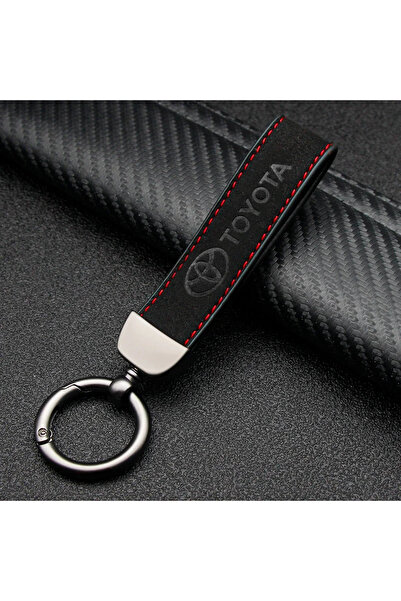 Choice5 سلسلة مفاتيح بشعار سيارة تويوتا FMP ثلاثي الأبعاد من المعدن جلد، إكسس...
