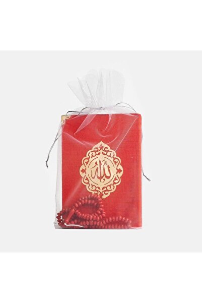 Hayrat Neşriyat Rose Scented Prayer Beads + Yasin Gift Set (Bag Size, Lafzatu...