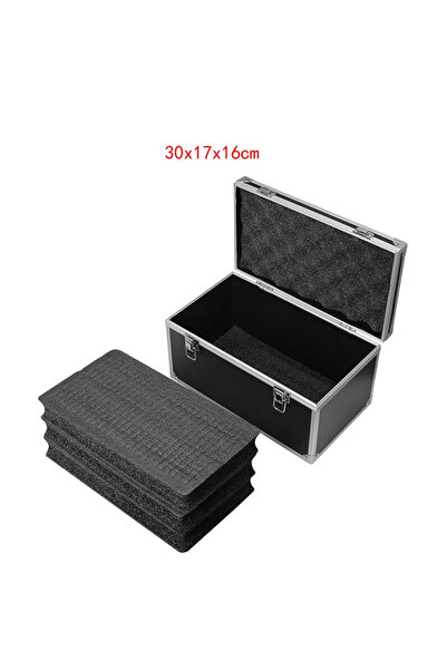 Choice1 30x17x16cm ToolBox Portable Aluminum Safety Equipment Toolbox Instrum...