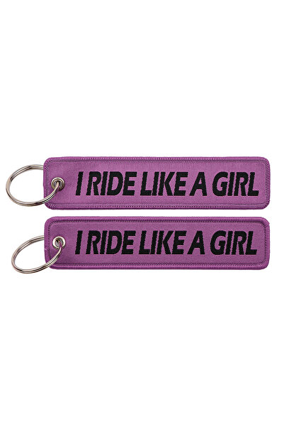 Choice8 8 Funny Quotes Serise Embroidery Key Fobs Keychain for Motorcycles Ca...