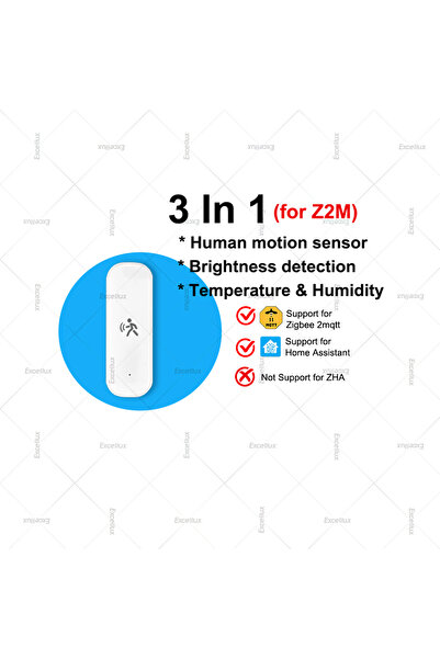 Choice1 مستشعر حركة بشري راداري 3 في 1 بتقنية Z2M Zigbee 3.0 10G مع خاصية الك...