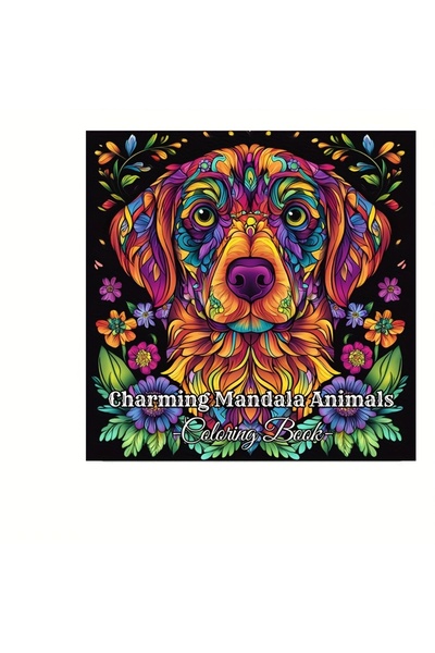 Choice4 Style 6 28 Pages Mandala Animals Coloring Book for Adult Stress Reduc...