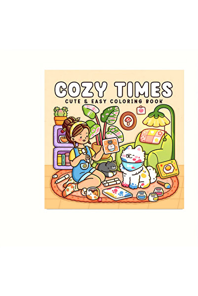 Choice4 Style 8 28 Pages Cutie Japan Style Coloring Book for Adult | Colourin...